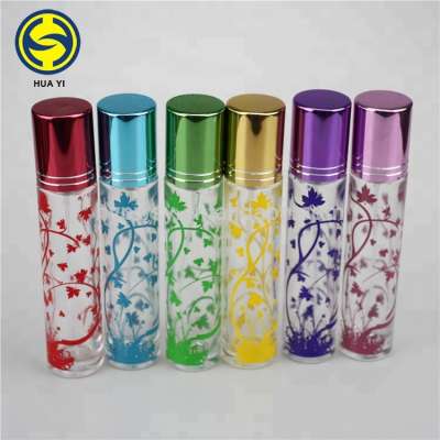 Wholesale cylinder glass perfume bottle round glass bottle perfume